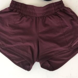(SOLD) Burgundy Lululemon shorts